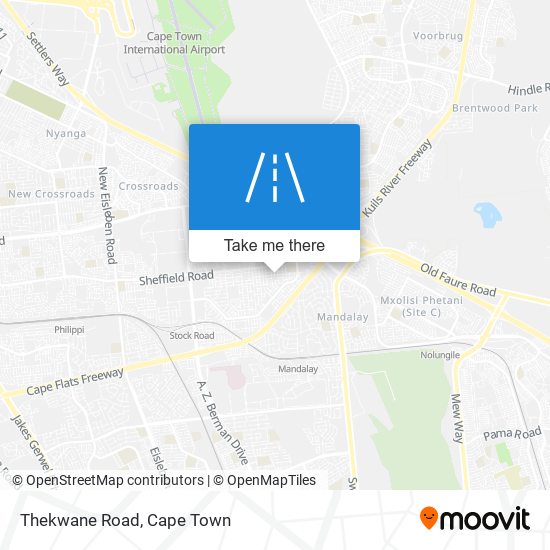 Thekwane Road map