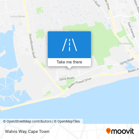 Walvis Way map