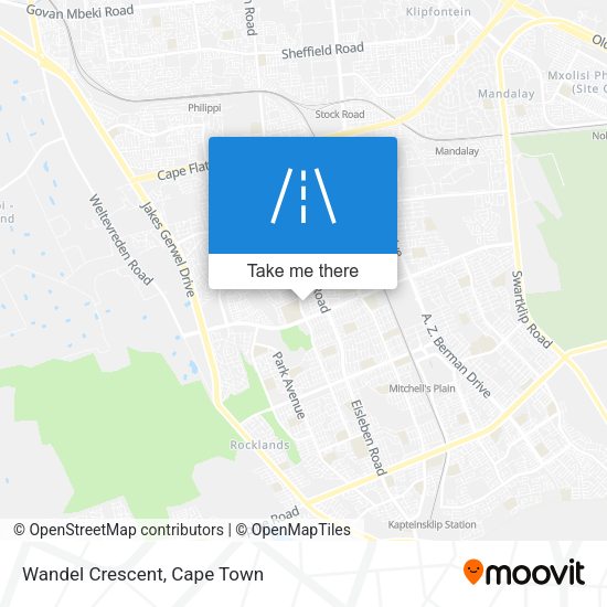 Wandel Crescent map