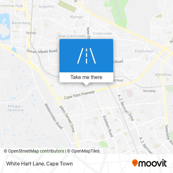 White Hart Lane map