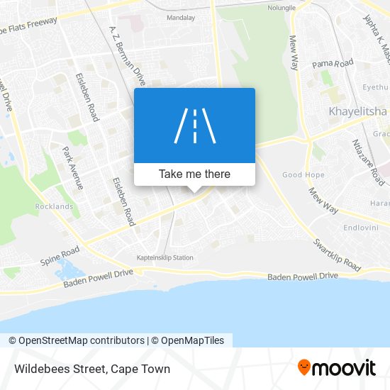 Wildebees Street map