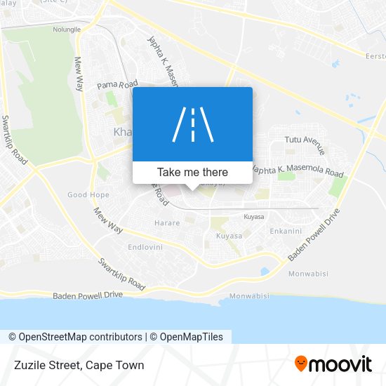 Zuzile Street map