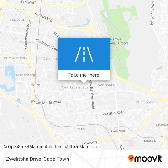 Zwelitsha Drive map