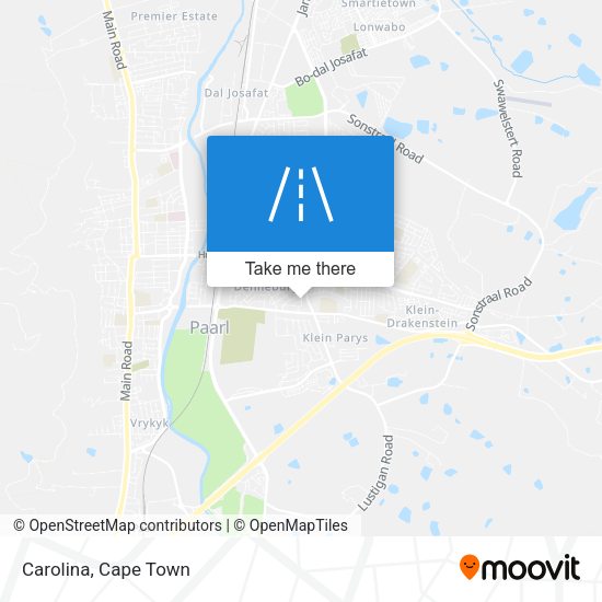 Carolina map