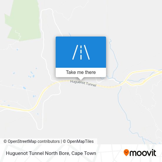 Huguenot Tunnel North Bore map