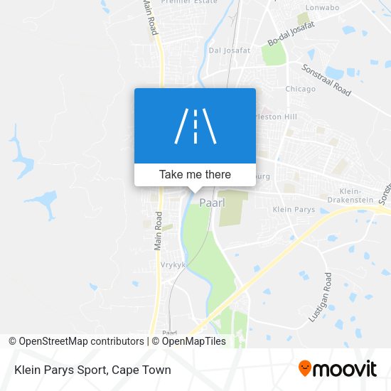 Klein Parys Sport map