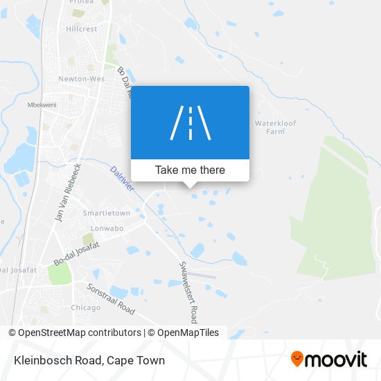 Kleinbosch Road map