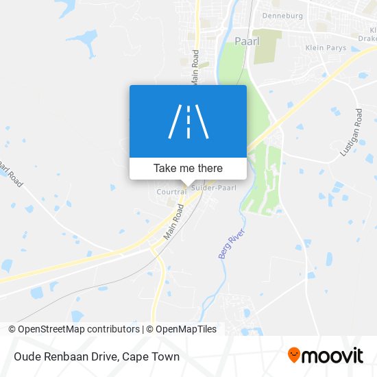 Oude Renbaan Drive map