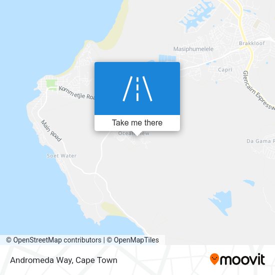 Andromeda Way map