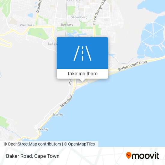 Baker Road map