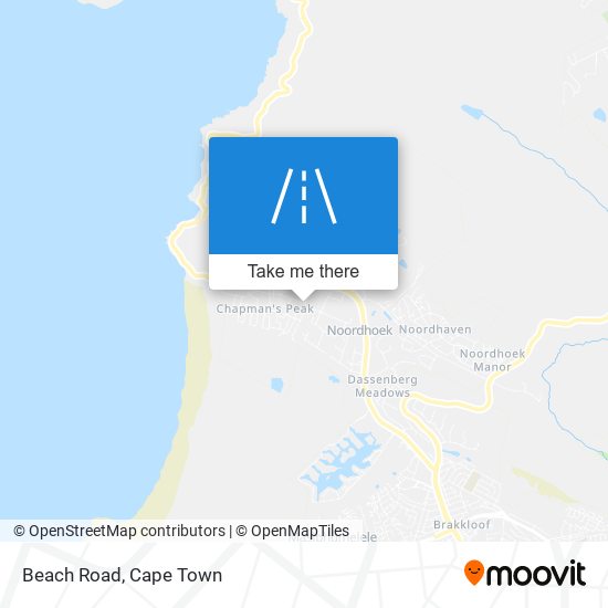 Beach Road map