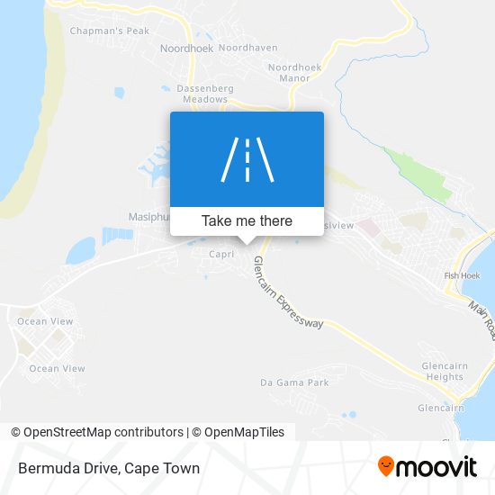 Bermuda Drive map