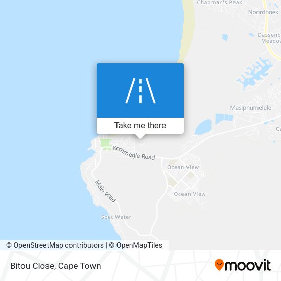 Bitou Close map