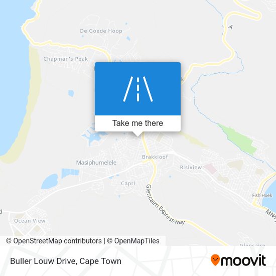 Buller Louw Drive map