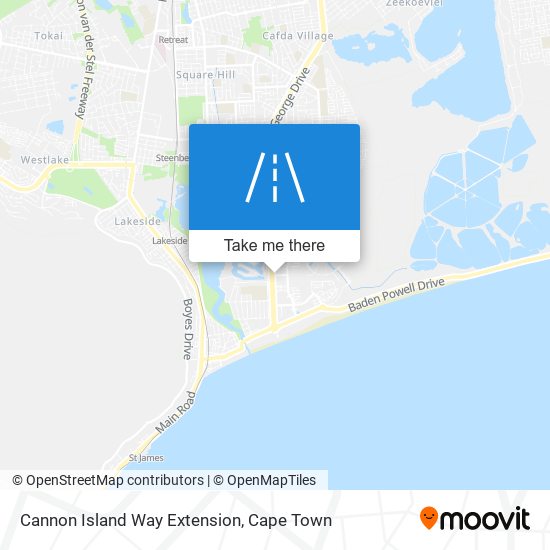 Cannon Island Way Extension map