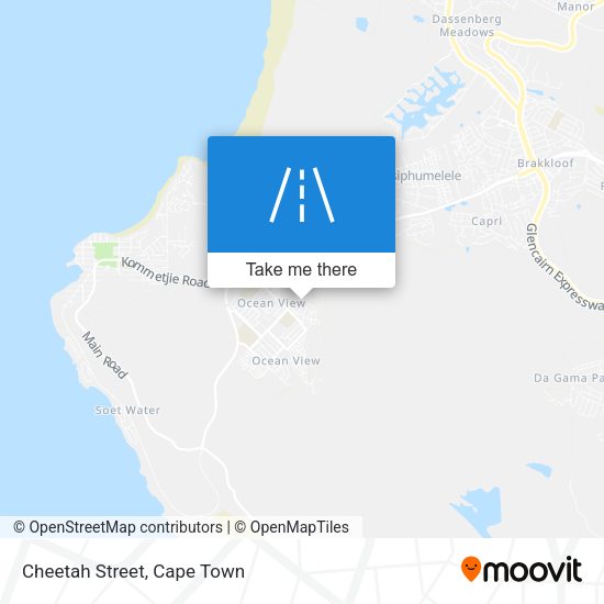 Cheetah Street map