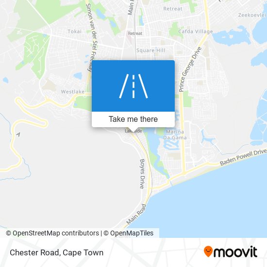 Chester Road map