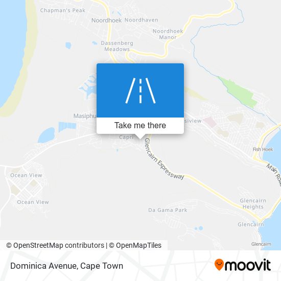 Dominica Avenue map