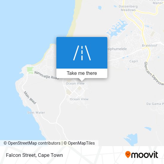 Falcon Street map