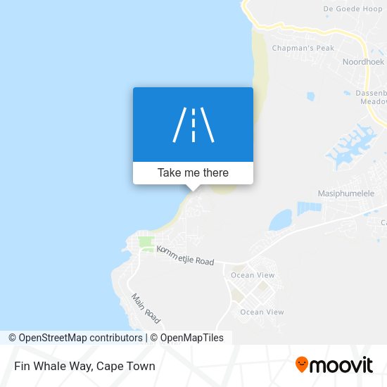 Fin Whale Way map