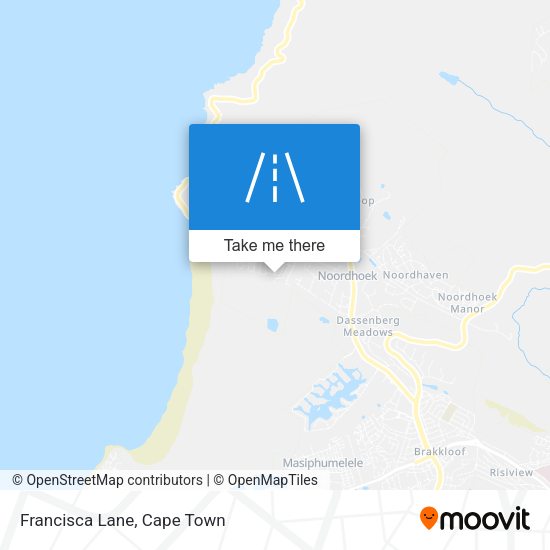 Francisca Lane map