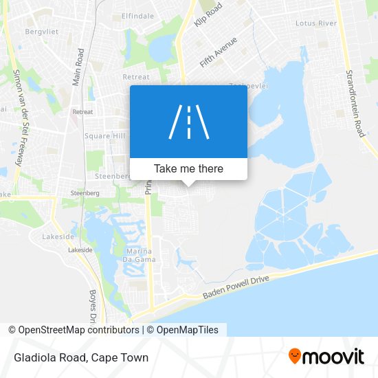 Gladiola Road map