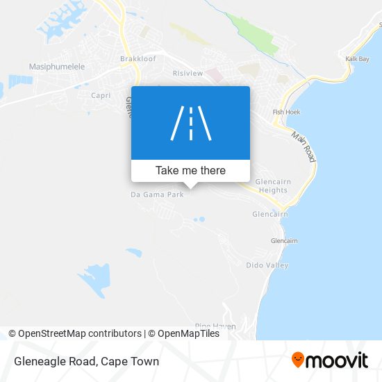 Gleneagle Road map