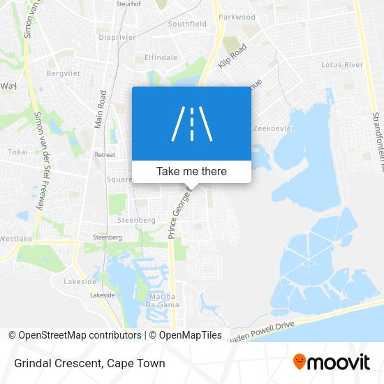 Grindal Crescent map