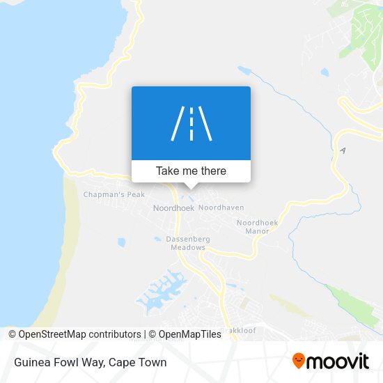 Guinea Fowl Way map