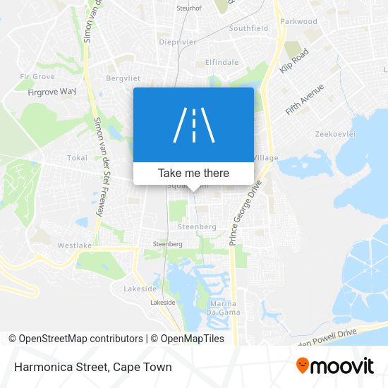 Harmonica Street map