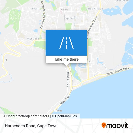 Harpenden Road map