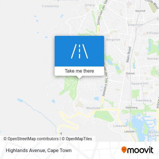 Highlands Avenue map