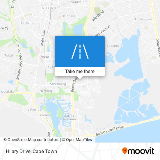 Hilary Drive map