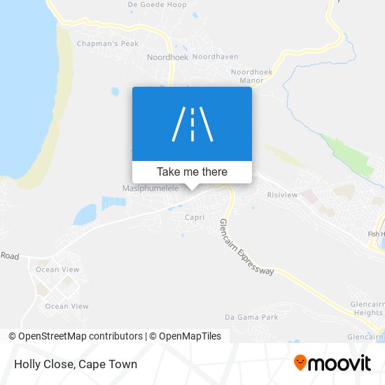 Holly Close map