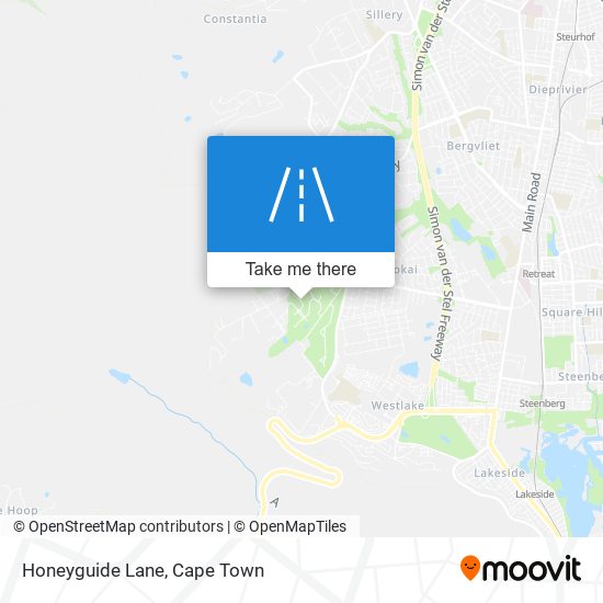 Honeyguide Lane map