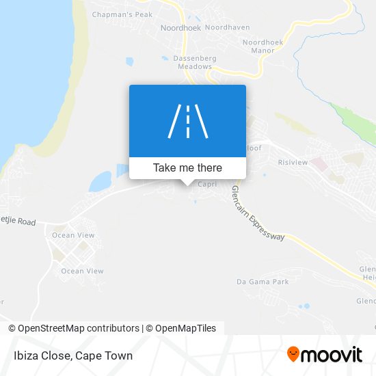 Ibiza Close map
