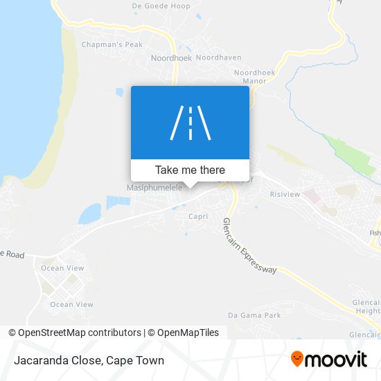 Jacaranda Close map