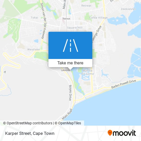 Karper Street map