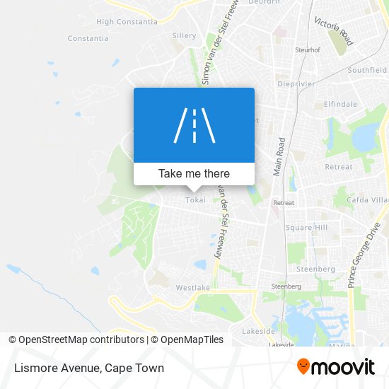 Lismore Avenue map