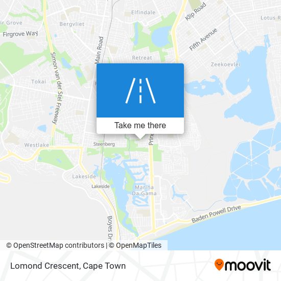 Lomond Crescent map