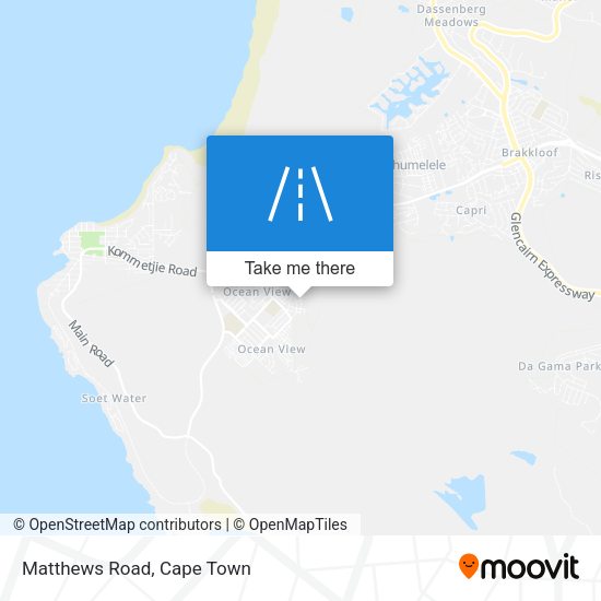 Matthews Road map