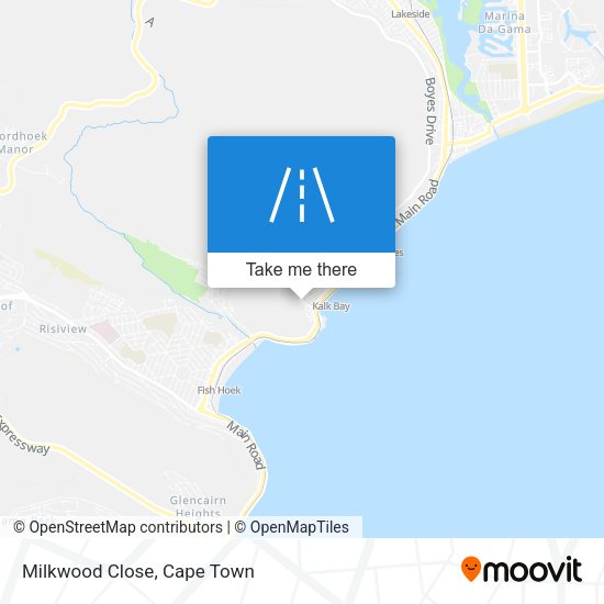 Milkwood Close map