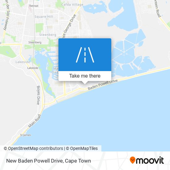 New Baden Powell Drive map