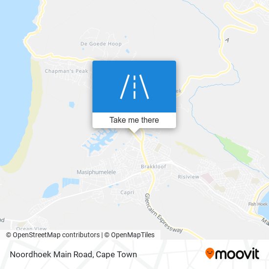 Noordhoek Main Road map