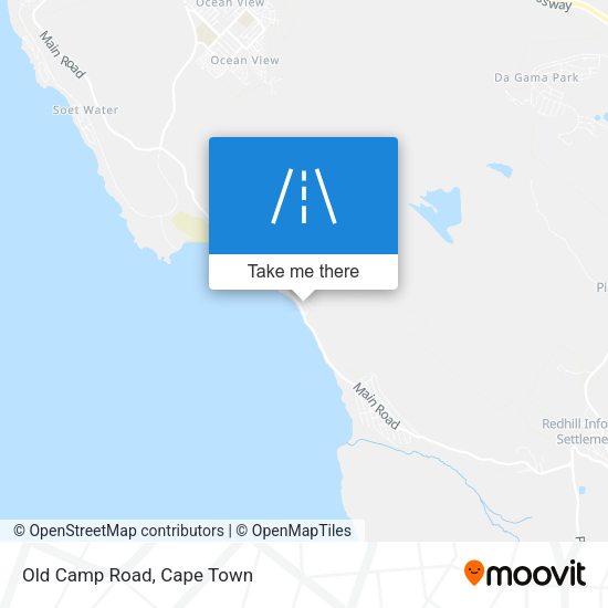 Old Camp Road map