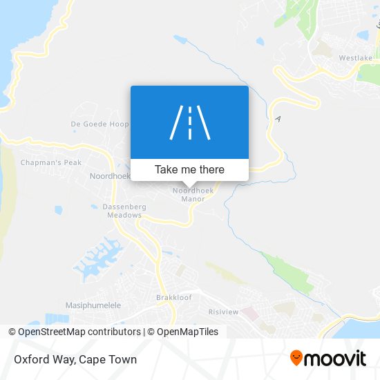 Oxford Way map
