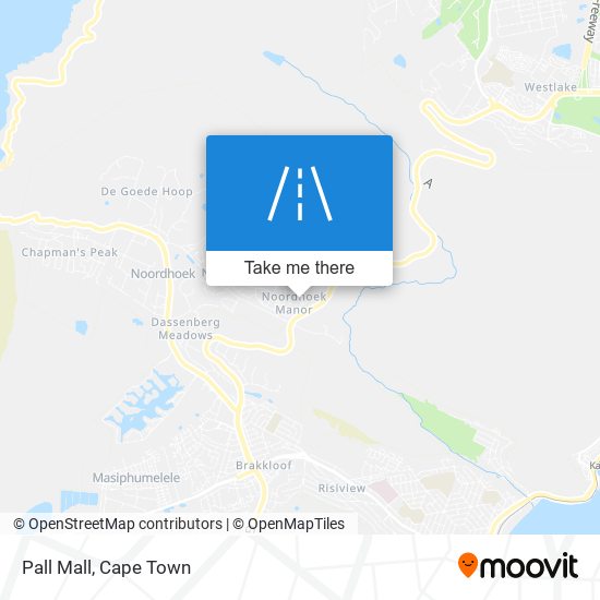Pall Mall map