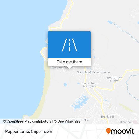Pepper Lane map