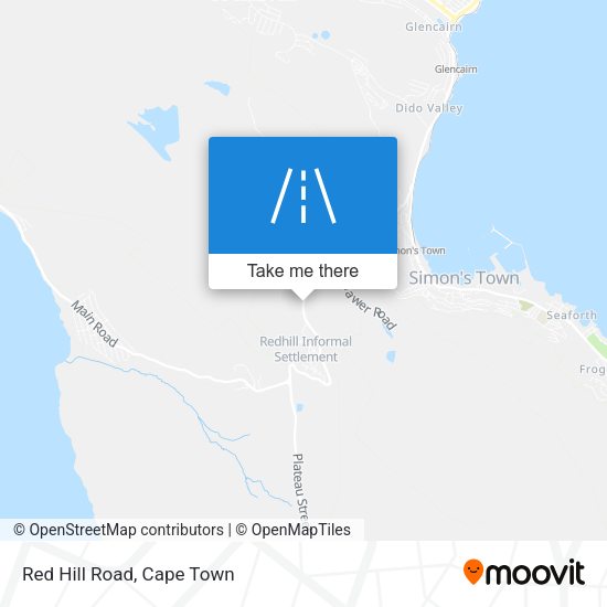 Red Hill Road map