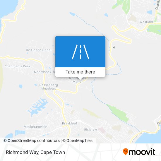 Richmond Way map